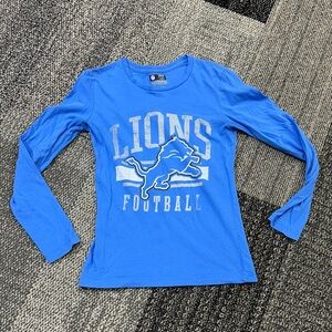 Detroit Lions Long Sleeve Tee Size-Small